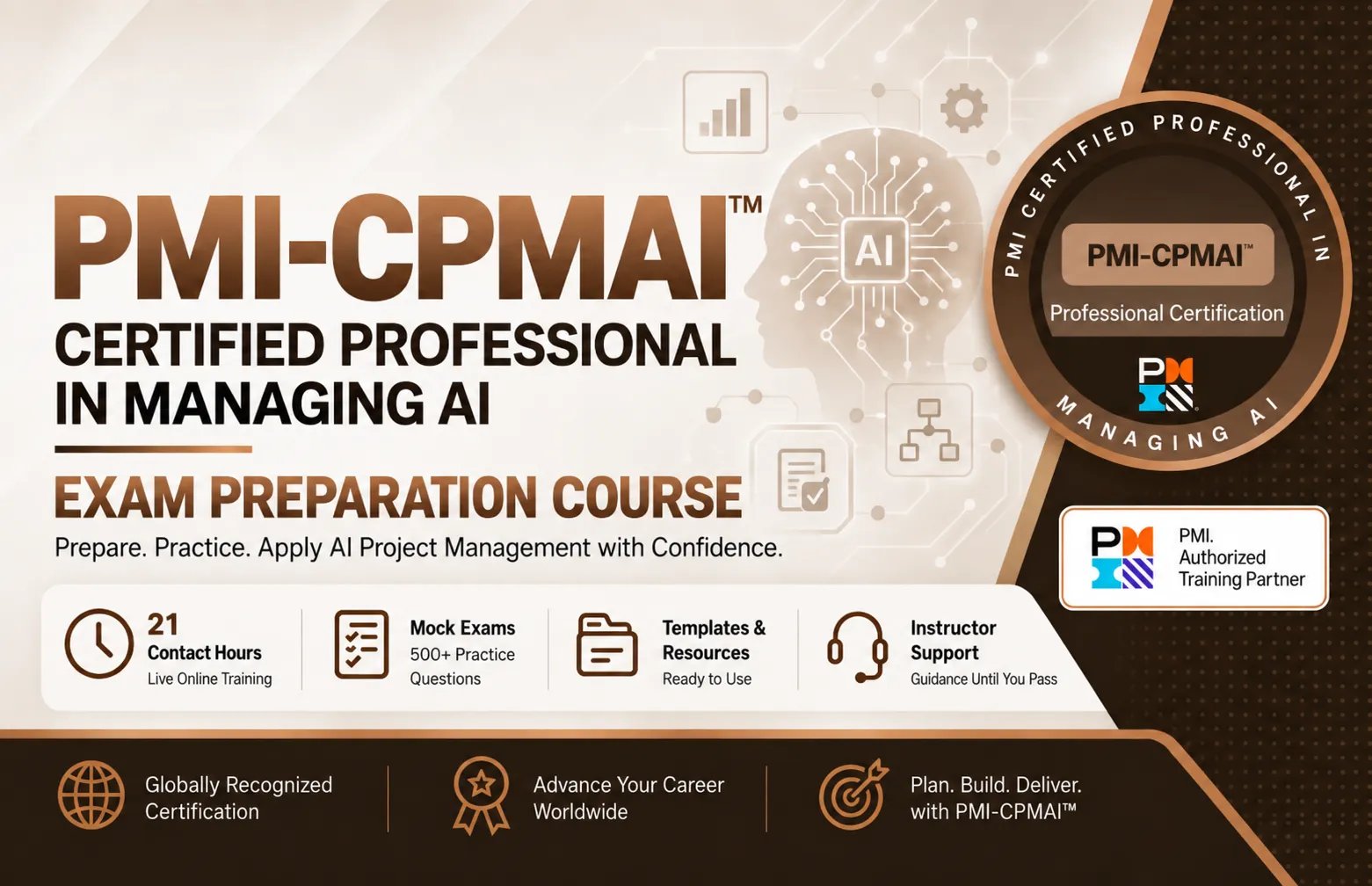 PMI Certified Professional in Managing AI (PMI-CPMAI)™ Exam Prep Course & Certification